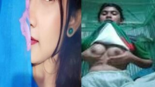 Young bengali girl boobs pressing fingering pussy