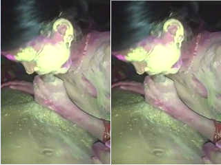 Today exclusive desi couple holi | bold scene